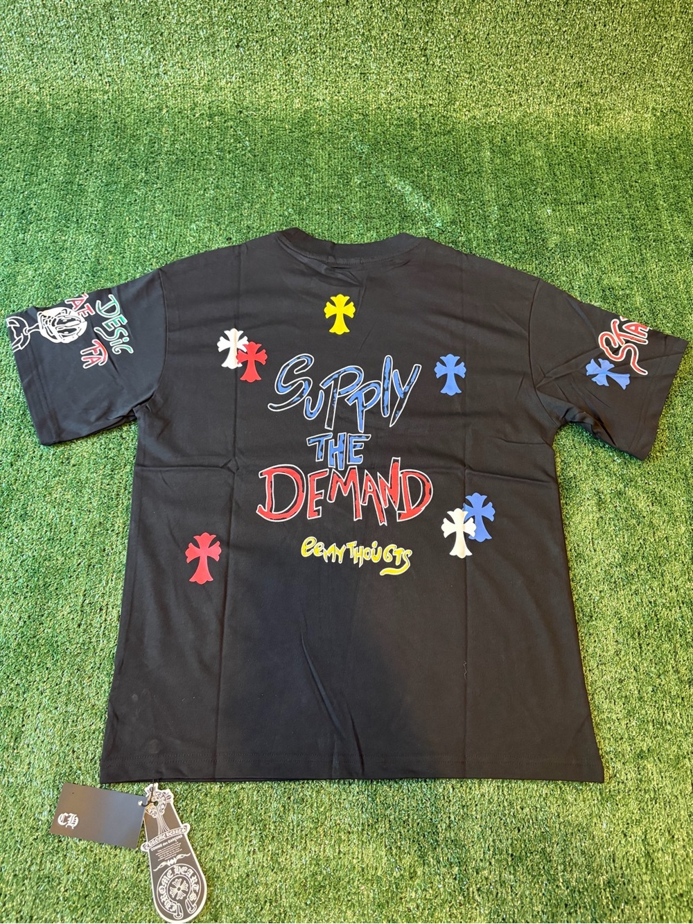 Chrome Graphic Short-Sleeve Tee - Black - Picture 2 of 8